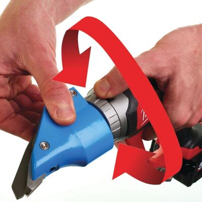 Tijeras de placa Milwaukee M18 BMS20-0 2,0mm - Corte preciso y ligero Tijeras de placa Milwaukee M18 BMS20-0 2,0mm - Corte preciso y ligero