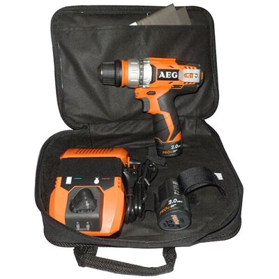 Perceuse sans fil AEG - 12V, 32Nm, LED, 2 Batteries Perceuse sans fil AEG - 12V, 32Nm, LED, 2 Batteries