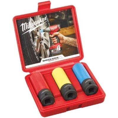 Milwaukee Impact Steeksleutel Set - 17/19/21mm - Impact Duty Milwaukee Impact Steeksleutel Set - 17/19/21mm - Impact Duty