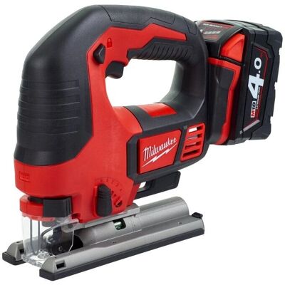 Milwaukee M18 BJS-402C Stichsäge - Heavy-Duty, 135mm in Holz, 2x4.0Ah Milwaukee M18 BJS-402C Stichsäge - Heavy-Duty, 135mm in Holz, 2x4.0Ah