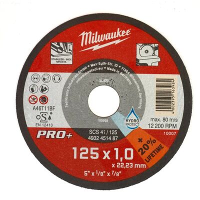 Milwaukee Modell 4932451487 Tunn metallskiva - 125mm Milwaukee Modell 4932451487 Tunn metallskiva - 125mm