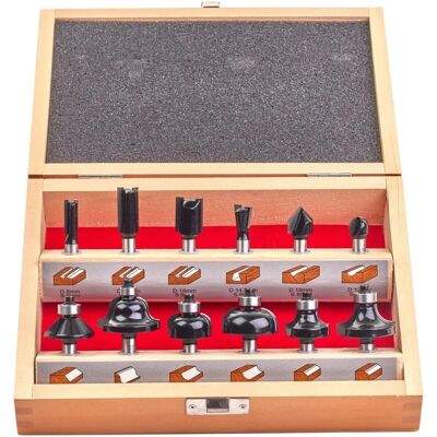 Milwaukee End Mills 8mm Set 12 Stück - Fräser Milwaukee End Mills 8mm Set 12 Stück - Fräser
