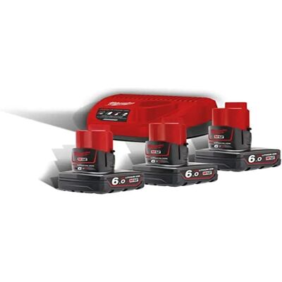 Milwaukee NRG-603 3 Batterien & Ladegerät Akku-Set - Elektrowerkzeug-Akkus Milwaukee NRG-603 3 Batterien & Ladegerät Akku-Set - Elektrowerkzeug-Akkus