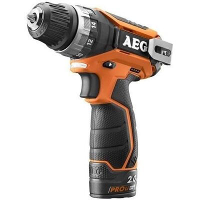 Taladro atornillador AEG BS12C2-202C - 12V, 32Nm, 2 Velocidades Taladro atornillador AEG BS12C2-202C - 12V, 32Nm, 2 Velocidades
