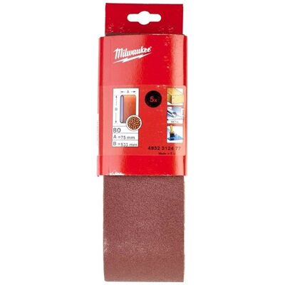 Milwaukee Slipband 75x533mm K80 - Slipband Milwaukee Slipband 75x533mm K80 - Slipband