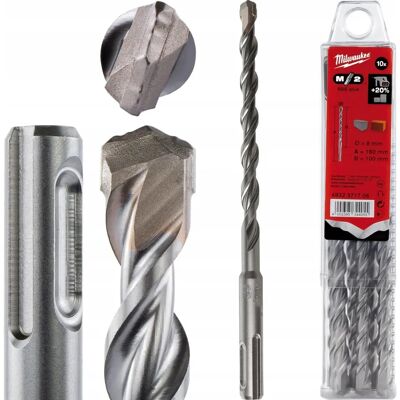 Milwaukee M2 SDS-Plus 8x160mm Bohrertopf - 10 Stück Milwaukee M2 SDS-Plus 8x160mm Bohrertopf - 10 Stück