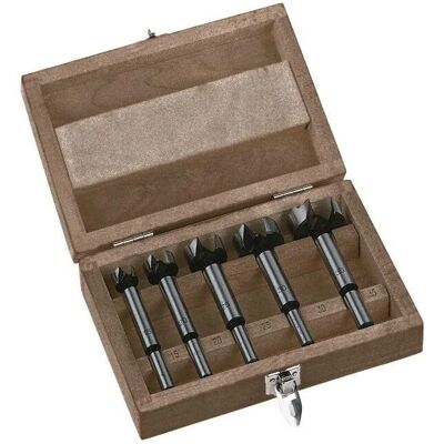 Milwaukee 5-delars Forstner-set - Trä, Centreringsspets Milwaukee 5-delars Forstner-set - Trä, Centreringsspets