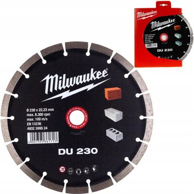 Milwaukee Du 230 Diamant-Scheibe für Beton und Ziegel Milwaukee Du 230 Diamant-Scheibe für Beton und Ziegel