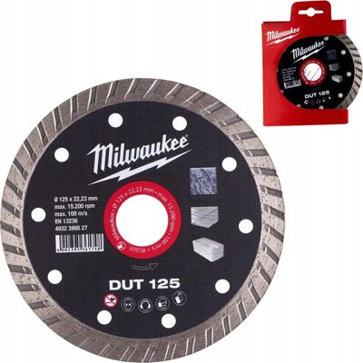 Milwaukee DUT 125mm Diamantscheibe Turbo - Schneidwerkzeug Milwaukee DUT 125mm Diamantscheibe Turbo - Schneidwerkzeug