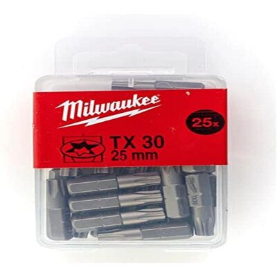 Milwaukee Skruvbits - Kallpressade, härdade till 60 HRC - 4932399599 Milwaukee Skruvbits - Kallpressade, härdade till 60 HRC - 4932399599