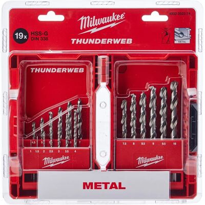 Milwaukee Modell 4932352374 Metallborrset - 1-10mm Milwaukee Modell 4932352374 Metallborrset - 1-10mm