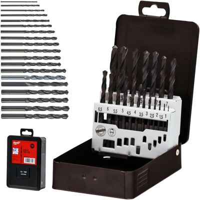 Milwaukee 4932 3524 69 Poravasarasetti - HSS-R DIN 338, 25 kpl, musta Milwaukee 4932 3524 69 Poravasarasetti - HSS-R DIN 338, 25 kpl, musta