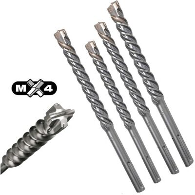 Milwaukee SDS Max Borrbit MX4 - 20/400/520mm för Betong Milwaukee SDS Max Borrbit MX4 - 20/400/520mm för Betong