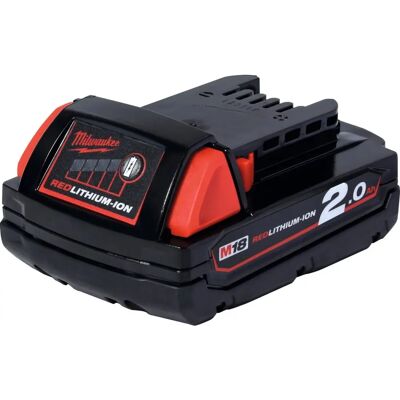 Milwaukee M18B2 18V 2.0Ah Redlithium-ion Batteri - Batteri Milwaukee M18B2 18V 2.0Ah Redlithium-ion Batteri - Batteri