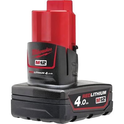 Milwaukee Milwaukee M12 Redlithium XC 4.0 batteri - Batteri Milwaukee Milwaukee M12 Redlithium XC 4.0 batteri - Batteri