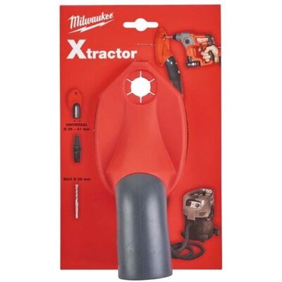 Milwaukee Staubsauger-Adapter - Unterstützt bis zu 28mm Bohrer Milwaukee Staubsauger-Adapter - Unterstützt bis zu 28mm Bohrer