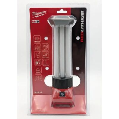Milwaukee M18 Lanterna - Resistente agli urti, Ricarica USB, Luce 360° - Faretto LED Milwaukee M18 Lanterna - Resistente agli urti, Ricarica USB, Luce 360° - Faretto LED