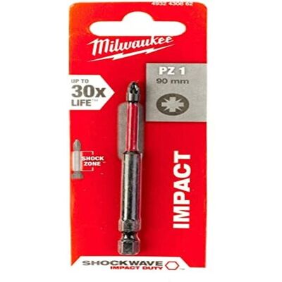 Punta di Impatto Milwaukee PZ1 90 mm Punta di Impatto Milwaukee PZ1 90 mm
