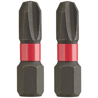Milwaukee PZ3 25mm Impact-bit - Heavy Duty Shockwave Milwaukee PZ3 25mm Impact-bit - Heavy Duty Shockwave