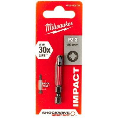 Insert a impatto Milwaukee PZ3 50 mm - 1 pezzo Insert a impatto Milwaukee PZ3 50 mm - 1 pezzo