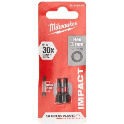 Milwaukee Modell HEX3x25mm Schlagbohrerset Milwaukee Modell HEX3x25mm Schlagbohrerset