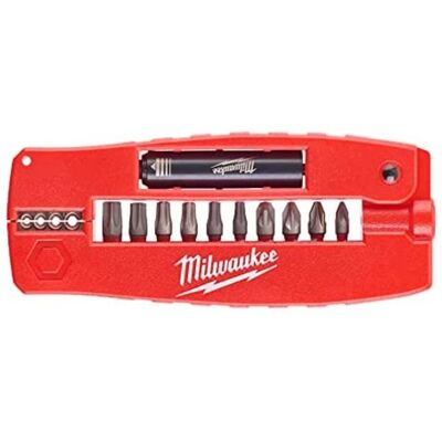 Milwaukee Kompaktes Shockwave Schraubendreher-Set - 10 Bits & Abisolierer Milwaukee Kompaktes Shockwave Schraubendreher-Set - 10 Bits & Abisolierer