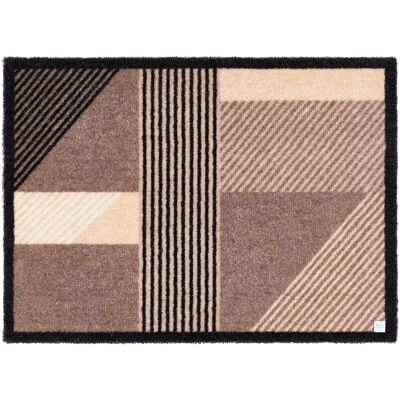 Barbara Becker Sense Taupe Fußmatte - Modernes geometrisches Design Barbara Becker Sense Taupe Fußmatte - Modernes geometrisches Design