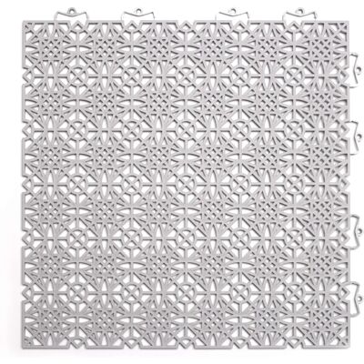 ANDIAMO Terra Sol Piastrelle di Plastica Grigio Chiaro 38x38cm Set 1m² ANDIAMO Terra Sol Piastrelle di Plastica Grigio Chiaro 38x38cm Set 1m²