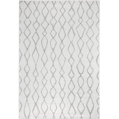 Andiamo Bolonia 92 Grauer Geometrischer Teppich - Teppich Andiamo Bolonia 92 Grauer Geometrischer Teppich - Teppich