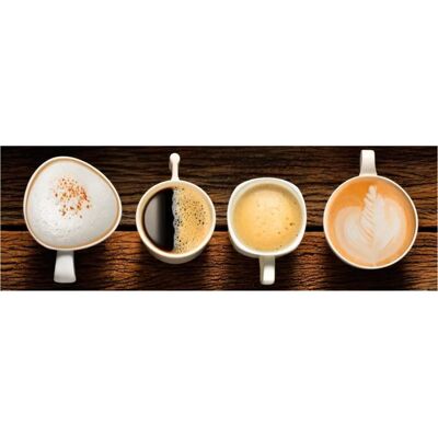 Tapis en vinyle Andiamo - Motif Tasses 50x150cm Tapis en vinyle Andiamo - Motif Tasses 50x150cm
