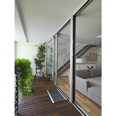 ANDIAMO Exklusiv Alu-Türmatte - Strapazierfähiger Gummi- und Aluminium-Eingangsmatte ANDIAMO Exklusiv Alu-Türmatte - Strapazierfähiger Gummi- und Aluminium-Eingangsmatte