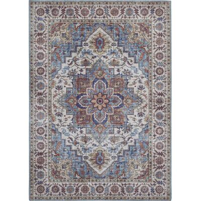 LUXOR LIVING Bonum Teppich - 120x170cm blauer Kurzflor LUXOR LIVING Bonum Teppich - 120x170cm blauer Kurzflor