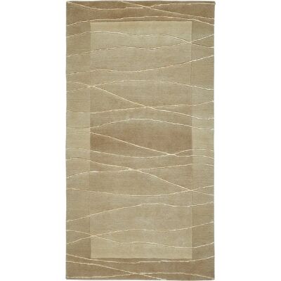LUXOR LIVING Lineo Wollteppich - Handgeknüpft, Reine Wolle, Beige - Teppich LUXOR LIVING Lineo Wollteppich - Handgeknüpft, Reine Wolle, Beige - Teppich