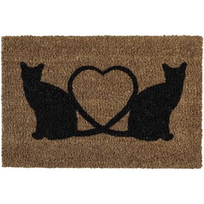 ANDIAMO Kokos Fußmatte - Katzen Motiv für Innen & Außen ANDIAMO Kokos Fußmatte - Katzen Motiv für Innen & Außen