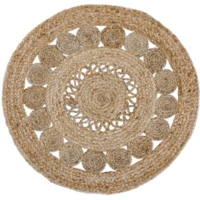 Tapis en jute naturel Balo - Rond 150cm Tapis en jute naturel Balo - Rond 150cm