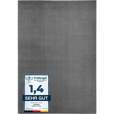 ANDIAMO Arezzo Teppich - 160x230cm, 16mm, Grau ANDIAMO Arezzo Teppich - 160x230cm, 16mm, Grau