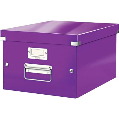 Leitz Modell 60440062 Lila Aufbewahrungsbox - A4, Metallgriffe Leitz Modell 60440062 Lila Aufbewahrungsbox - A4, Metallgriffe