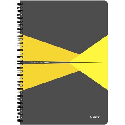 Leitz Anteckningsbok 44950015 - Spiralbindning, A4, Gul Leitz Anteckningsbok 44950015 - Spiralbindning, A4, Gul