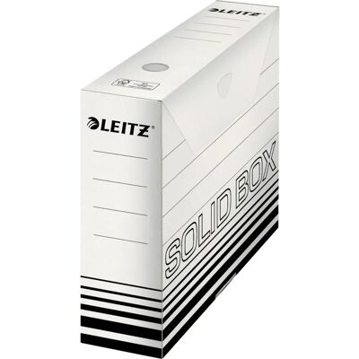 Leitz Model 61270001 Opbergdoos - Recyclebaar Karton - Wit, Zwart Leitz Model 61270001 Opbergdoos - Recyclebaar Karton - Wit, Zwart