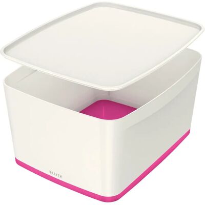 Leitz MyBox Weiß/Rosa - Aufbewahrungsbox Leitz MyBox Weiß/Rosa - Aufbewahrungsbox