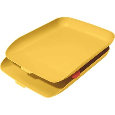Leitz 53581019 Organisateur de Bureau Jaune - Corbeille Leitz 53581019 Organisateur de Bureau Jaune - Corbeille