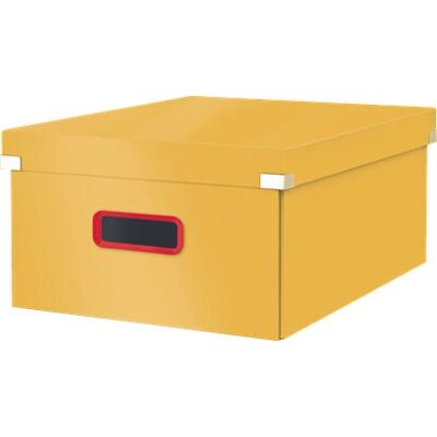 Leitz Click & Store Rectangular Yellow Storage Box - Storage Box Leitz Click & Store Rectangular Yellow Storage Box - Storage Box