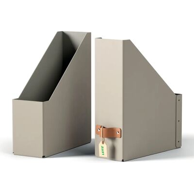 Leitz Porte-revues Beige - Carton Recyclé - A4 Leitz Porte-revues Beige - Carton Recyclé - A4