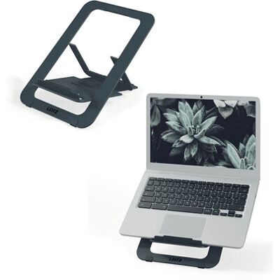 Leitz Donkergrijze Verstelbare Laptopstandaard - Ergonomische Ondersteuning voor Laptop & Tablet Leitz Donkergrijze Verstelbare Laptopstandaard - Ergonomische Ondersteuning voor Laptop & Tablet