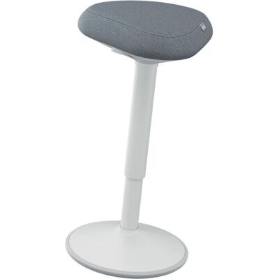 Sedia ergonomica in grigio chiaro per standing - Sedia da ufficio e computer Sedia ergonomica in grigio chiaro per standing - Sedia da ufficio e computer