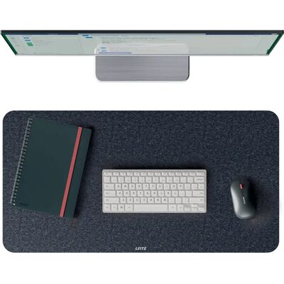 Leitz 53830089 Dark Grey Felt Desk Pad - Desk Type Leitz 53830089 Dark Grey Felt Desk Pad - Desk Type