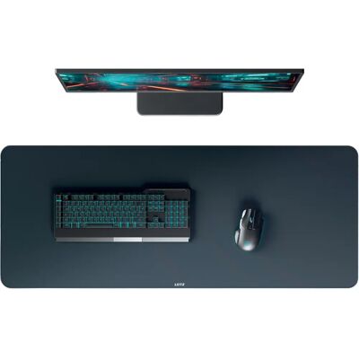 Leitz Dark Grey Polypropylene Desk Pad - Office Accessory Leitz Dark Grey Polypropylene Desk Pad - Office Accessory