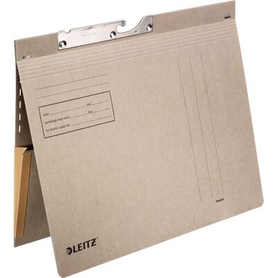 Leitz A4 Graue Pappordner mit Dehntasche - Ordner Leitz A4 Graue Pappordner mit Dehntasche - Ordner