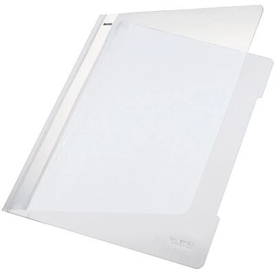 Capa de relatório Leitz Branca - Arquivos PVC Duráveis Capa de relatório Leitz Branca - Arquivos PVC Duráveis