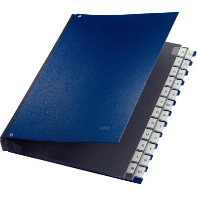 Leitz Model 59240035 Segregator - A-Z, 24 przegródki, niebieski Leitz Model 59240035 Segregator - A-Z, 24 przegródki, niebieski